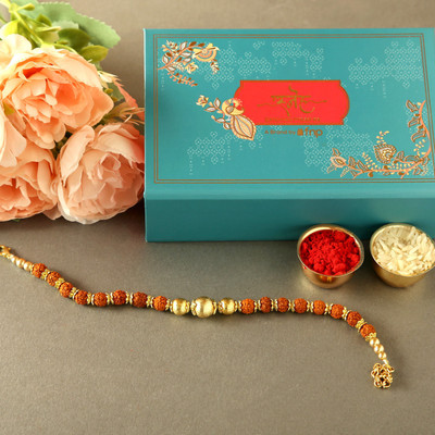 FNP Thread GIFTSFNP28506_RK24 Mauli Thread Rakhi  Set(3)
