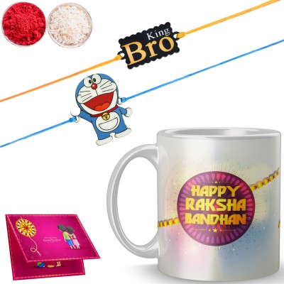 ADN21 Thread DP-MR-M-R166 Mauli Thread Mug  Set(Rakhi)