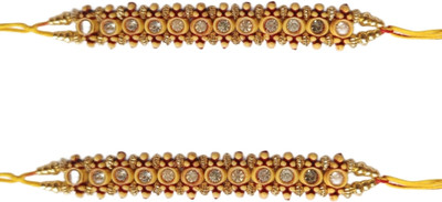 lekhbhav Designer s636 Assorted Rakhi  Set(DESIGNER HANDMADE RAKHI SET)