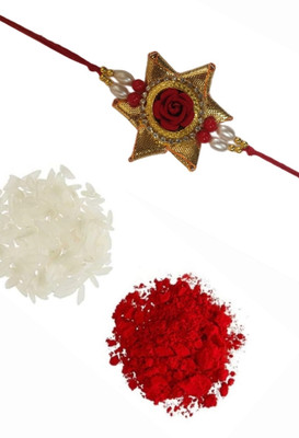 BHAVYA SALES Designer S37-N2-11 Assorted Rakhi  Set(1 Rakhi)