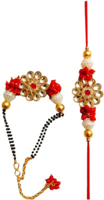Aamrapali Silver Gems Thread Rakhi(UJ)-77-AP:P2 Mauli Thread Rakhi  Set(40 Rakhi)