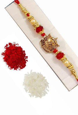 BHAVYA SALES Designer S444-N2 Assorted Rakhi  Set(1 DESIGNER HANDMADE RAKHI)