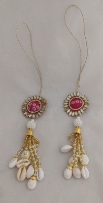 Hot shopper Lumba Lumba rakhi Kundan, Yarn, Assorted Lumba  Set(Lumba rakhi 2)