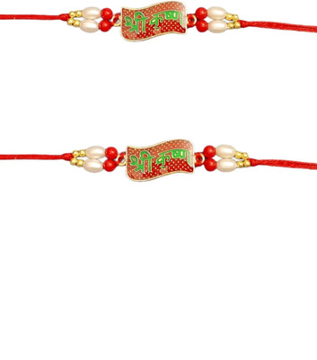 BHAVYA SALES Designer LK36-N2 Assorted Rakhi  Set(2 RAKHI)
