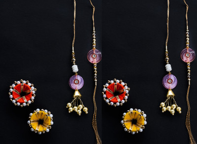 ARHAM COLLATION Designer 926 Assorted Rakhi  Set(1)