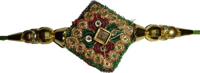 BHAVYA SALES Designer Mangalam39-11-N2 Assorted Rakhi  Set(2)