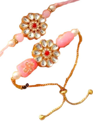 Aamrapali Silver Gems Thread Rakhi(UJ)-76-AP:P2 Mauli Thread Rakhi  Set(39 Rakhi)