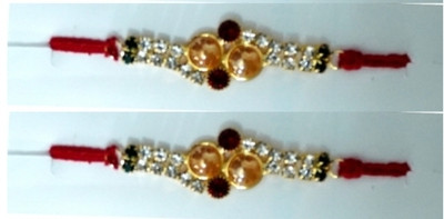 lekhbhav Designer SKT1048_New_Rakhi_set Assorted Rakhi  Set(2 rakhi)
