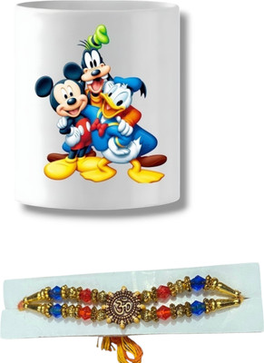 my rakhi Designer Rakhi set with MFashion_913 Mauli Thread Rakhi, Mug  Set(Rakhi)