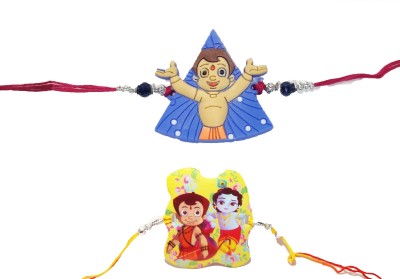 VRSPKA J-RAKHI 944 Assorted Rakhi  Set(Chota Bheem and Krishna Bheem Rakhi)