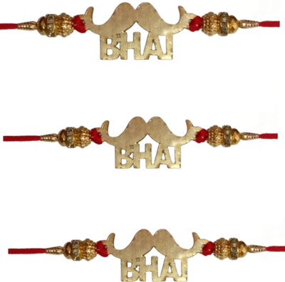DARSHITABHAV Designer New_Mangalam23_FW Assorted Rakhi  Set(3)