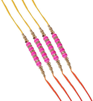 VCARTNOW Thread SNDPCB6024fk Mauli Thread Rakhi  Set(1 Set of Rakhi)