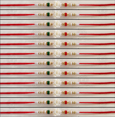 Param sales Designer 4067 Mauli Thread Rakhi  Set(Combo of 12 Rakhi)