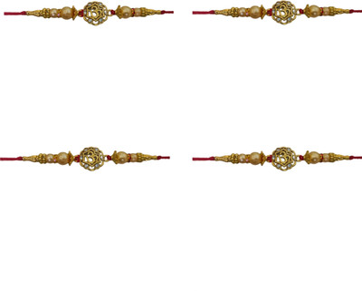 lekhbhav Designer SKT99 Assorted Rakhi  Set(2)
