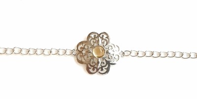 vatsal Bracelet VGJSR113 Silver Rakhi  Set(Rakhi charm, Chains, Gemstone)