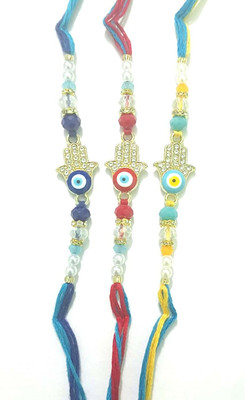 APNA STORE Thread RK-N2-342-P3 Mauli Thread Rakhi  Set(3 rakhi set)