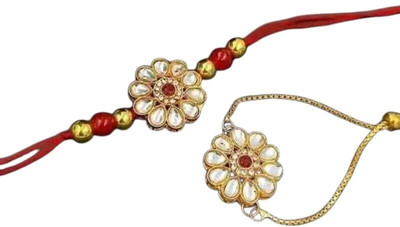 Aamrapali Silver Gems Thread Rakhi(UJ)-65-AP:P2 Mauli Thread Rakhi  Set(29 Rakhi)