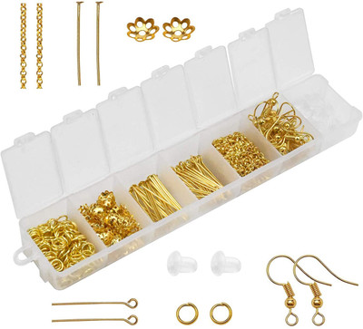 Golden Egg Iron Jewellery Making Kit Material Fitting Kit Includes