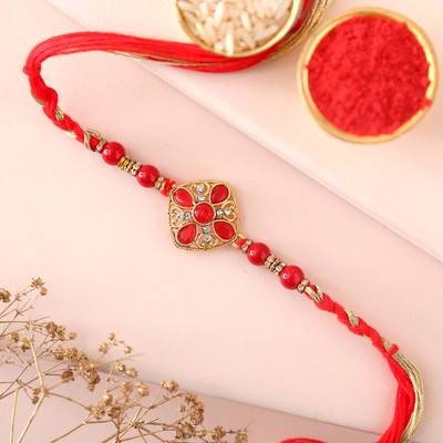 FNP Thread GIFTSFNP22459_RK22 Mauli Thread Rakhi  Set(3)
