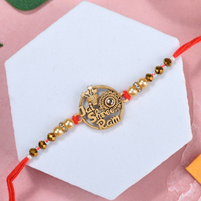 The Stone Aisle Designer ALF-101 Assorted Rakhi  Set(1 Rakhi Set, 1 Roli, 1 Chawal)