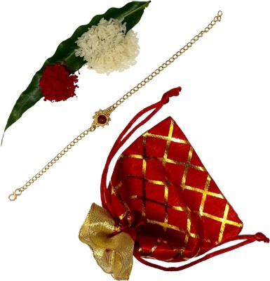 athizay Bracelet RRRP026 Assorted Rakhi  Set(1 rakhi)