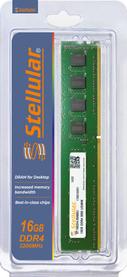STELLULAR 3200/25600MHZ DDR4 16 GB (Dual Channel) PC (ST16GD4-25600U)