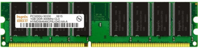 Hynix Genuine DDR 1 GB (Single Channel) PC (H-15201504-4)(Green)