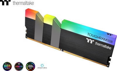 Thermaltake TOUGHRAM RGB DDR4 8 GB (Dual Channel) PC (R009D408GX2-3200C16A)(Multicolor)