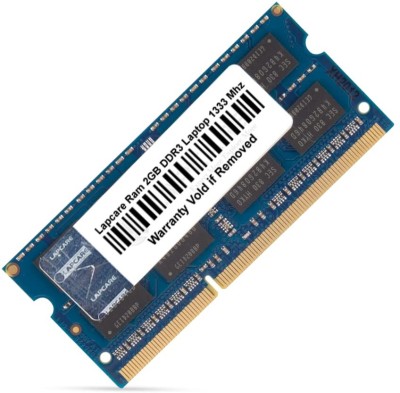 LAPCARE DDR3 DDR3 2 GB (Dual Channel) Laptop (Ram 2GB DDR3 Laptop 1333 Mhz LPEMDL6093)