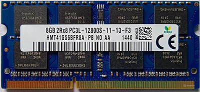 Sk Hynix Laptop RAM DDR3 8 GB (Single Channel) Laptop DDR3 (8GB DDR3L 1600 MHz | Pin-204 | Volt- 1.35v | Unbuffered | Cas Latency CL11)(Blue)
