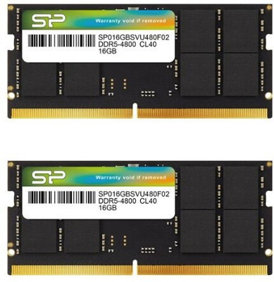 Silicon Power DDR5 SODIMM DDR5 16 GB (Dual Channel) Laptop (SP032GBSVU480F22)
