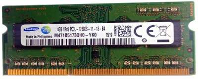 Samsung PC3L DDR3 4 GB (Dual Channel) Laptop (SPC3LP)