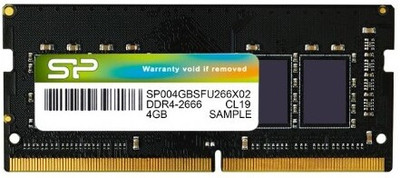 Silicon Power DDR4 SODIMM DDR4 4 GB (Single Channel) Laptop (SP004GBSFU266X02)