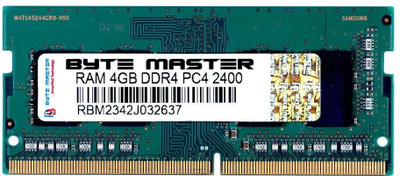 BYTE MASTER DDR4 DDR4 4 GB (Dual Channel) PC (RAM 4GB DDR4 Desktop 2400 mhz)(Blue)