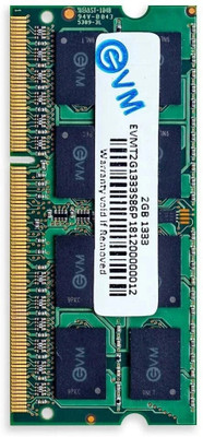 EVM 2GB 1333MHz DDR3 2 GB (Dual Channel) Laptop DDR3 (EVMT2G1333S86P)(Black)