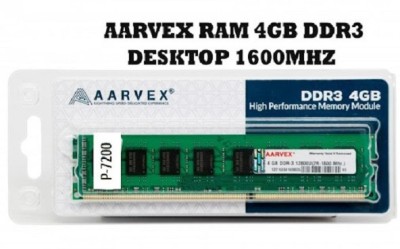AARVEX AARVEX DDR-3 UDIMM (DESKTOP) DDR3 4 GB (Dual Channel) PC (DDR-3 UDIMM DESKTOP)
