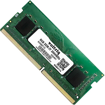 Voltriq UDIMM DDR4 8 GB Laptop SDRAM (DDR4 Laptop RAM, 2666MHz)(Green)