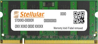 STELLULAR 800/6400MHZ DDR2 2 GB (Dual Channel) Laptop (ST2GD2-6400S)