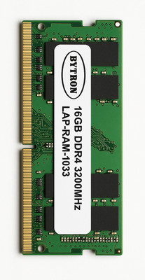 Bytron 16GB DDR4 3200 MHz DDR4 16 GB (Single Channel) Laptop SDRAM (Laptop RAM)(Green)