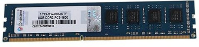 consistant RAM DT PC3 1600 DDR3 8 GB (Single Channel) PC (26122022)