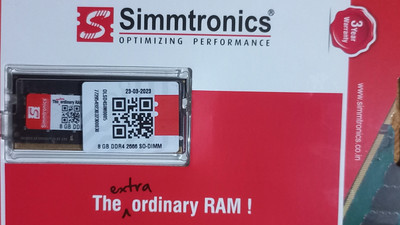 Simmtornics Ddr4 DDR4 8 GB (Single Channel) Laptop (DDR4 LAPTOP)