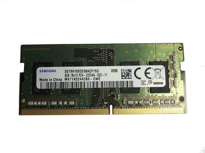 Samsung M471A5244CB0 DDR4 4 GB (Dual Channel) Laptop (4GB DDR4 3200MHz PC4-25600 Laptop RAM)