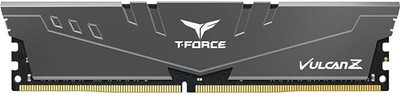 TEAMGROUP T-Force Vulcan Z DDR4 8 GB (Single Channel) PC DRAM (TLZGD48G3200HC16C01)(Grey)