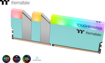 Thermaltake TOUGHRAM RGB DDR4 8 GB (Dual Channel) PC (RG27D408GX2-3600C18A)(Multicolor)
