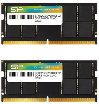 SILICONN POWER DDR5 SODIMM DDR5 32 GB (Dual Channel) Laptop (SP064GBSVU480F22)