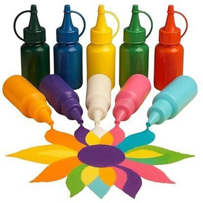 Buyent Enterprises Pack of 10 Rangoli Powder(Multicolor)