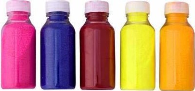 Ang Pack of 5 Rangoli Powder(Multicolor)