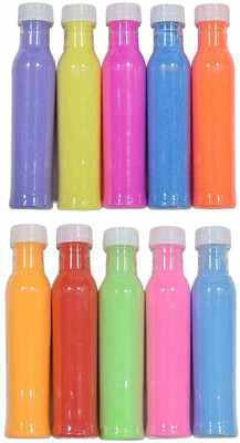 Sanskar Pack of 10 Rangoli Powder(Multicolor)