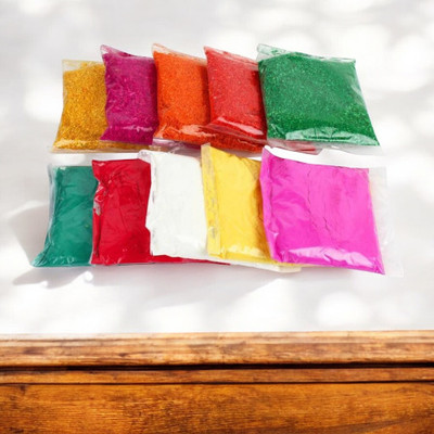 oramsa Pack of 12 Rangoli Powder(Multicolor)