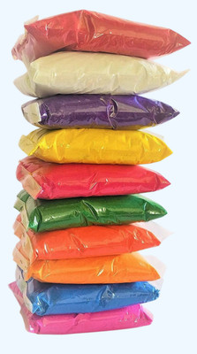 CPYFASHION Pack of 10 Rangoli Powder(Multicolor)